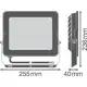 LEDVANCE reflektor (floodlight) FL COMP VAL 80W 9000lm/840/100° IP65 50Y ;černá