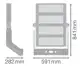 LEDVANCE reflektor (floodlight) FL.MAX.PFM 1200W 161000lm/757/60° IP66 100Y ;