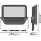 LEDVANCE reflektor (floodlight) FLOODLIGHT.PFM 50W 6000lm/840 IP65 70Y ;černá˙