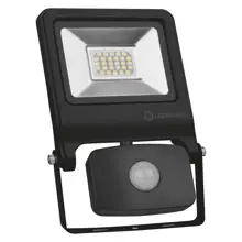 LEDVANCE reflektor (floodlight) VALUE 20W 1700lm/840 IP44 30Y ;senzor; černá