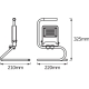 LEDVANCE reflektor (floodlight) Worklight 30W 2700lm/840/120° IP65 ;s-stojan