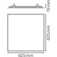LEDVANCE rémeček pro vestanou montáž pro panel 60x60 cm;