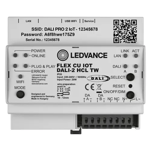 LEDVANCE Řídící jednotky CU IOT DALI-2 HCL TW