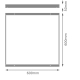 LEDVANCE sada.pro.přisaz.montáž pro PANEL LOUVER ; bílá