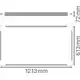 LEDVANCE sada pro přisazenou montáž pro PANEL VALUE 120x60cm ;