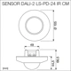 LEDVANCE SENSOR DALI-2 LS-PD-24 IR CM
