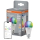 LEDVANCE SMART+ bulb A60 9W/60W E27 RGBW 806lm Dim 20Y WIFI