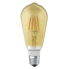 LEDVANCE SMART+ filam.žárovka ST64 6W/55W E27 2400K 725lm Dim 15Y zlatá BT˙