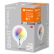 LEDVANCE SMART+ globe G125 4.5W/30W E27 RGBW 300lm Dim 15Y WIFI