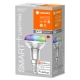 LEDVANCE SMART+ refl. R50 3.3W/40W E14 RGBW 210lm/110° Dim 20Y WIFI