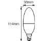 LEDVANCE SMART+ svíčka B38 5W/40W E14 2700K 470lm Dim 20Y ZB˙