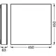 LEDVANCE SMART+ svít.přisaz.LED PlanonFLSP 24.5W 2250lm/30-6500K 45x45 bílá WIFI