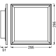 LEDVANCE SMART+ svít.přisaz.LED PlanonPlusFR 18W 1800lm/RGBTW 30x30 bílá WIFI