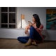 LEDVANCE SMART+ svít.strop.LED Decor.WoodT 8W 650lm/30-6500K černá/dřevo WIFI