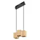 LEDVANCE SMART+ svít.závěs.LED Decor.Wood 21W 1950lm/30-6500K černá/dřevo WIFI