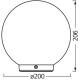 LEDVANCE SMART WIFI BALL MGC RGBW USB