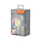 LEDVANCE SMART+ žárovka A60 4.5W/30W E27 RGBW 300lm Dim 15Y Glass WIFI˙