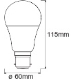 LEDVANCE SMART+ žárovka A60 9W/60W B22d 27-6500K 806lm Dim 15Y WIFI 3-pack˙
