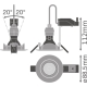 LEDVANCE SP KIT ADJ V 8.3W 930 GU10 DIM     LEDV