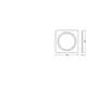 LEDVANCE SPOT FRAME 100X100 1X D68 BK       LEDV