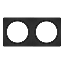 LEDVANCE SPOT FRAME 100X200 2X D68 BK       LEDV