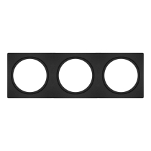 LEDVANCE SPOT FRAME 100X300 3X D68 BK       LEDV
