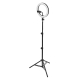 LEDVANCE stojací lampa MOBILE.CAMERA.RING USB 6W 265lm/830-840 IP20 ; černá˙