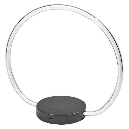 LEDVANCE stolní lampička Decor Aura 10W 1000lm/830 IP20 TouchDIM USB ; tm.šedá