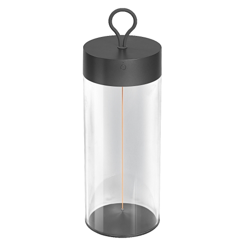 LEDVANCE stolní lampička Decor Filament 9W 800lm/827 IP20 USB ; šedá