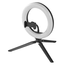 LEDVANCE stolní lampička MOBILE.CAMERA.RING USB 5.5W 265lm/830-840 IP20 ; černá