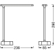 LEDVANCE stolní lampička PANAN.FOLD 5.2W 80lm/940 IP20 Dim ; bílá˙