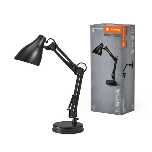 LEDVANCE Stolní lampy 230V IP20 PEAR E27 Černá