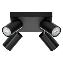 LEDVANCE stropní svítidlo 13,6W LED OCTAGON PL 4X3.4W927 GU10 Černá