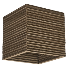 LEDVANCE stropní svítidlo Decor CardboardSquare 1xE27 IP20 ; karton