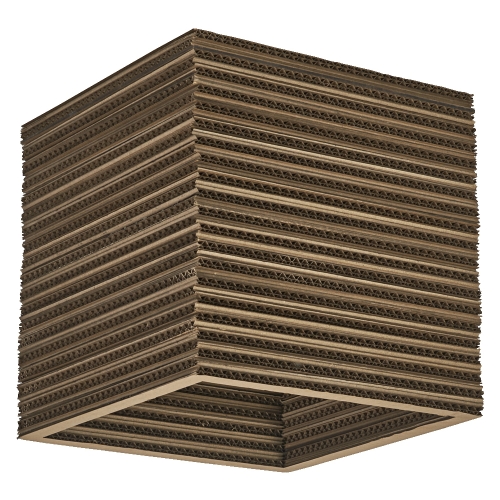 LEDVANCE stropní svítidlo Decor CardboardSquare 1xE27 IP20 ; karton