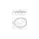 LEDVANCE stropní svítidlo Decor PlasterNest 3xG9 IP20 ; bílá