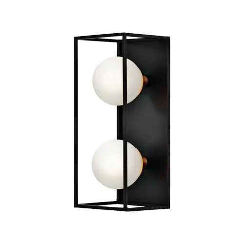 LEDVANCE stropní svítidlo DECOR.SQUARE 2xG9 IP44 ; černá