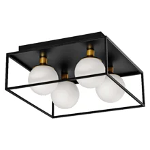 LEDVANCE stropní svítidlo DECOR.SQUARE 4xG9 IP44 ; černá