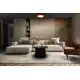 LEDVANCE stropní svítidlo Orbis Concrete 13W 800lm/830 IP20 ClickDim ; hnědá