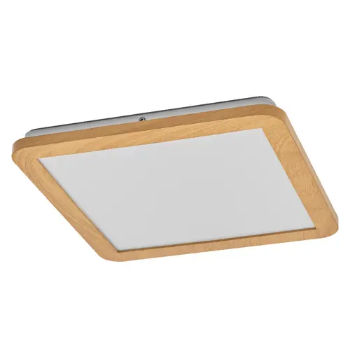 LEDVANCE stropní svítidlo Orbis Disc 22W 1800lm/830-840 IP44 ClickCCT ; dřevo