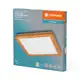 LEDVANCE stropní svítidlo Orbis Disc 22W 1800lm/830-840 IP44 ClickCCT ; dřevo