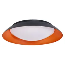 LEDVANCE stropní svítidlo Orbis Plate 45W 2200lm/830 IP20 ClickDim;černá/oranž