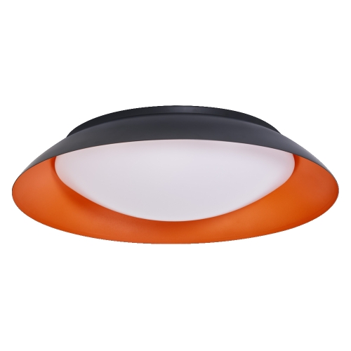 LEDVANCE stropní svítidlo Orbis Plate 45W 2200lm/830 IP20 ClickDim;černá/oranž