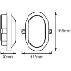 LEDVANCE stropnice Bulkhead 5.5W 450lm/840/120 ° IP54 ;bílá˙