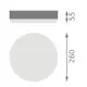 LEDVANCE stropnice LED SURF.C.SL 26W 2700lm/840 IP65 50Y ; senz.