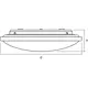 LEDVANCE stropnice Orbis 16.5W 1000lm/827-865 IP20 25Y ;Rem-CCT