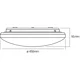 LEDVANCE stropnice ORBIS.SPARKLE 24W NILlm/830/120° 25Y IP20 ;