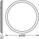 LEDVANCE stropnice ORBIS.USBL 22W 1850lm/830/110° 30Y IP20 3DIM ; černá˙