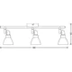 LEDVANCE stropnice SPOT 3x1.9W G9 600lm/827 IP20 ;