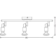 LEDVANCE stropnice SPOT 3x2.6W GU10 690lm/827 IP20 ;